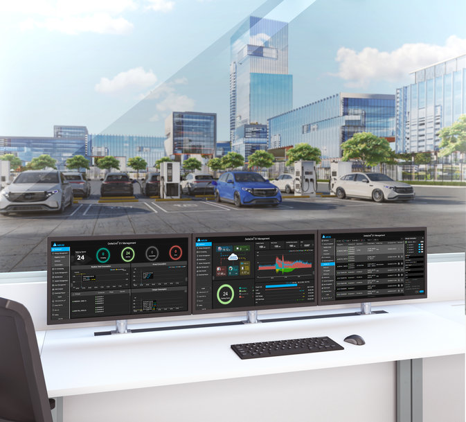 El nuevo sistema de gestión de carga de vehículos eléctricos con tecnología de IA DeltaGrid® EVM de Delta garantiza la seguridad, la estabilidad del suministro y la eficiencia en todo el mundo 